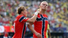 ¡Haaland no perdona! Noruega se puso en ventaja ante Brasil