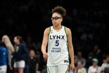 Lynx star Olivia Miles (calf) late scratch for game vs. Fever