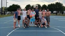 Adam Sandler plays pickup game after officiating Taylor Swift-Travis Kelce wedding