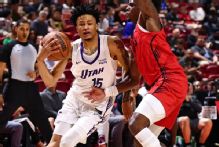 Jazz's Trey Alexander stretchered off in summer league game