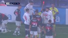 Bruno Zuculini fue expulsado en Nacional contra Tigre por la CONMEBOL Sudamericana