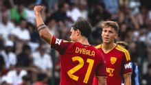 Dybala marcó un doblete en un amistoso de Roma ante Cannes