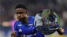 Llanto y desconsuelo: Sinisterra sufrió una nueva lesión en Cruzeiro