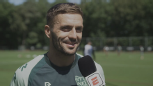 Tadic laat zich voor het eerst zien op het trainingsveld: "Wil Champions League spelen met N.E.C."
