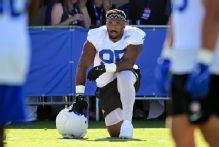 Rams' Garrett excited by possibility of Donald returning to play