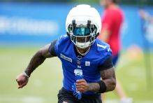 Giants WR Nabers feeling 'good' but mum on playing Week 1