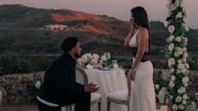 Falcons WR Drake London's proposal to Sofia Gabay included Taco Bell