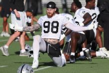 Raiders hold Crosby, Cousins from practice day after scuffle
