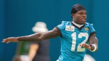 Travis Hunter, Jaguars, se siente más rápido incluso pesando más