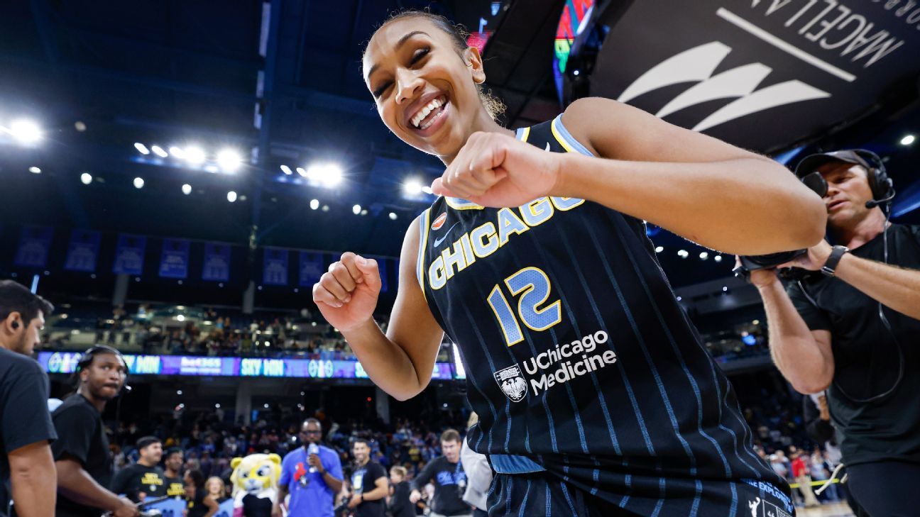Sydney Taylor marca cesta de três decisiva e lidera vitória do Chicago Sky sobre Las Vegas Aces na WNBA