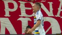 Ascacíbar abrió el marcador para Boca ante Newell's