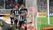 Michael Santos metió un cabezazo tremendo y festejó ante San Lorenzo