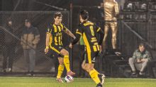 Nahuel Herrera y su felicidad tras volver a jugar en Peñarol
