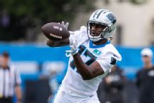 Panthers place WR Xavier Legette on IR with knee injury
