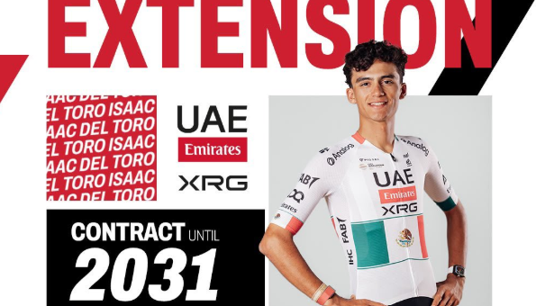 IsaacIsaac del Toro renueva con UAE Team Emirates hasta 2031