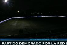 El partido entre Montevideo City Torque y Peñarol se demoró por problemas con la red lumínica