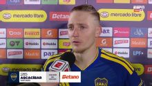 ¿Ascacíbar se acostumbra a que le digan goleador? La respuesta del volante de Boca