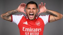 Bruno Guimarães fala pela 1ª vez no Arsenal e revela mensagem de astro: 'Não vamos mais brigar'