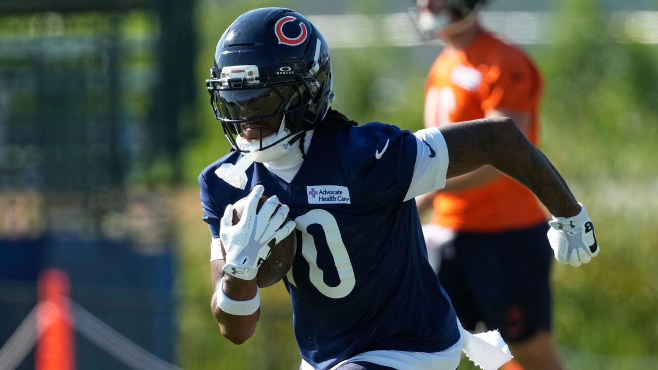 Bears WR Burden has groin injury, source says