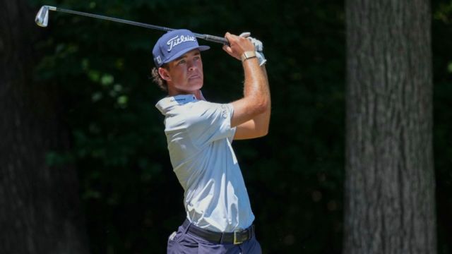 Jackson Koivun is currently No. 70 in the FedEx Cup standings.