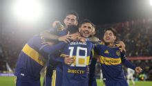 Delgado anotó de cabeza y Boca le dio vuelta el partido a Recoleta