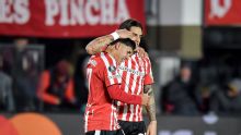 Estudiantes LP pegó en el inicio con Tobio Burgos ante Católica por Libertadores