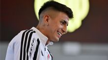 Thiago Almada: "Los de la bandera de Malvinas son amigos míos"