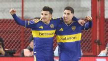 Los pases de taco de Miguel Merentiel en el triunfo de Boca por la CONMEBOL Sudamericana