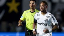 Neymar pede 'calma' sobre atuar ou não pelo Santos no sintético do Palmeiras na Copa do Brasil: 'Não sei'