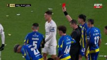Roja en Corinthians: Allan fue expulsado ante Rosario Central por doble amarilla