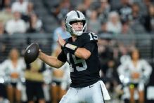 Raiders rookie Fernando Mendoza throws for 97 yards in 4 drives