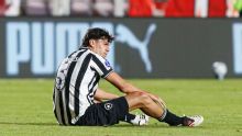 Nahuel Ferraresi, defensor de Botafogo, se lamentó tras la goleada