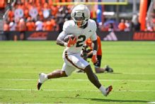 Miami RB Jordan Lyle charged with reckless driving, fleeing police