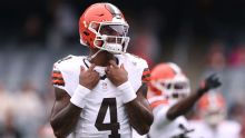 Deshaun Watson se luce en la primera mitad con Browns