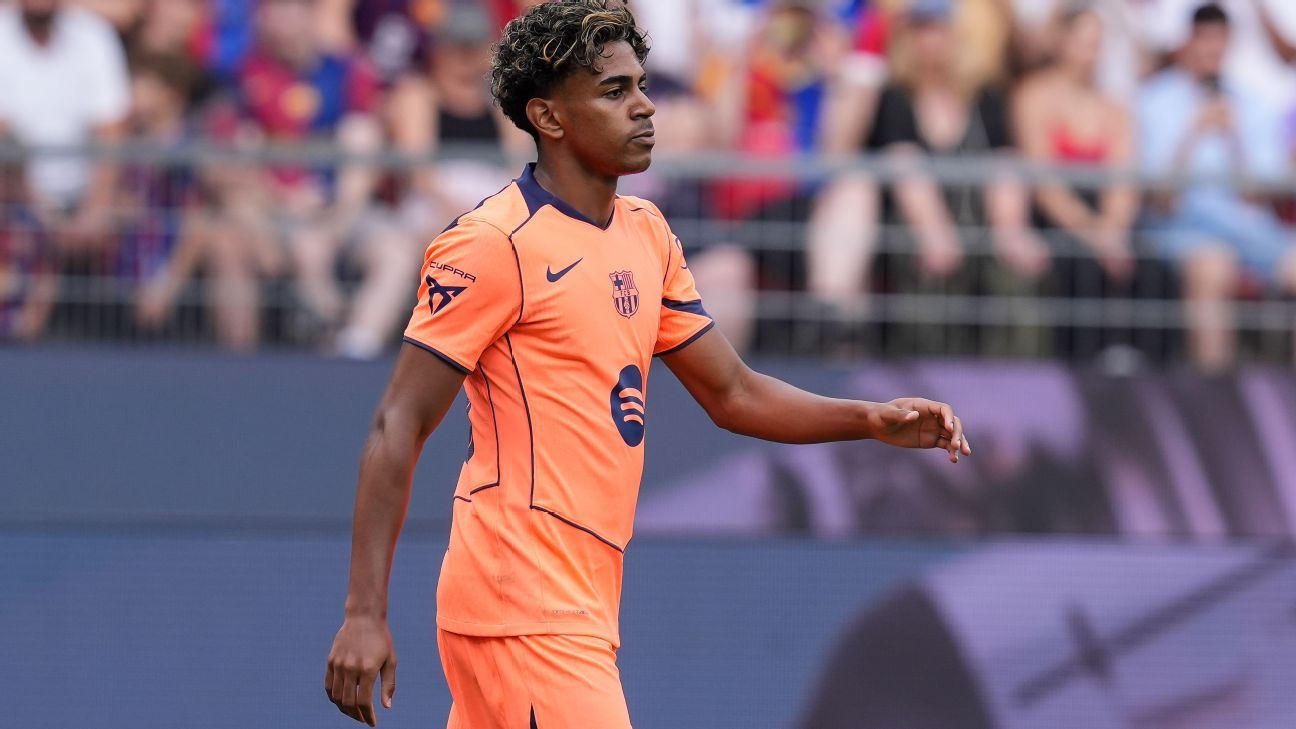 Yamal scores in big Barça win, Bisiwu adds brace