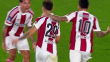 Montiel marcó su gol ante Argentinos y rompió la sequía de River