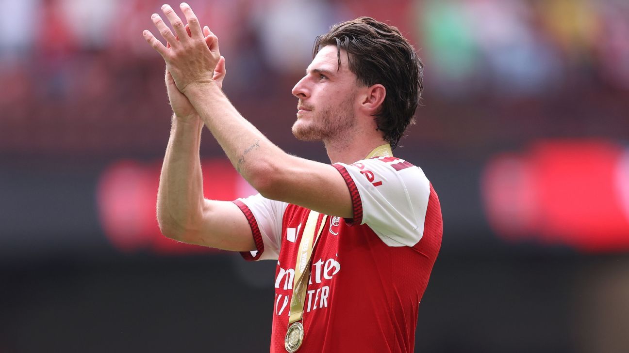 Rice's remarkable durability faces another test this season at Arsenal