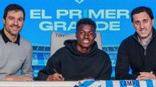 Alberto Campo firmó su primer contrato profesional con Racing Club
