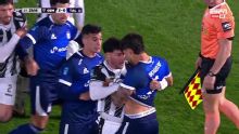 Franco y Riquelme, expulsados tras un encontronazo en Gimnasia vs.Talleres