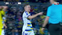 Ascacíbar apareció en el área y abrió el partido para Boca ante Recoleta en Sudamericana