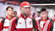 La formación de River vs. Independiente Santa Fe en la Sudamericana