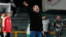 Coudet no se conformó con el empate de River y ya avisó: "En casa será otra cosa"