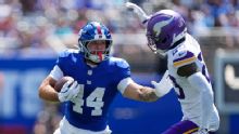 Cam Skattebo still top option in crowded Giants backfield
