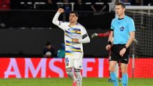 Miguel Merentiel: "Estoy feliz por volver a convertir con esta camiseta"