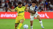 Jesús Pretell anotó su penal en la tanda para la clasificación de LDU en la CONMEBOL Libertadores