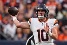 Broncos' Bo Nix throws for TD in return from ankle injury