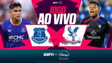 Everton x Crystal Palace AO VIVO! Assista ao jogo da Premier League de graça no YouTube da ESPN!