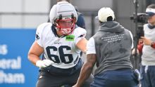 Patriots' Will Campbell leaning into advice from top linemen