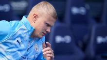 Erling Haaland estrenó un nuevo look