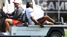 Sources: Browns lose DE Wright (Achilles) for season, add Barnett
